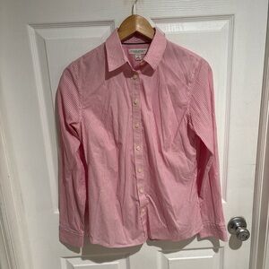 Banana Republic Pink Striped Shirt